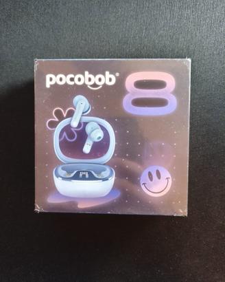 Auricolari Bluetooth 5.3 Pocobob 8 Nuovi Sigillati