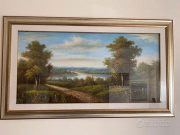 Quadro ad olio Paesaggio
