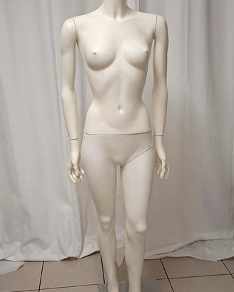 Manichino donna intero senza testa con base