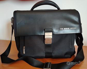  The Bridge Wayfarer cartella a tracolla nera 
