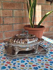 Set zuppiera vivande Barocco e Vassoio MAM Milano