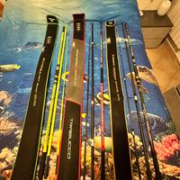 Materiale pesca mare popper trabucco canne esche