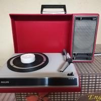 Giradischi portatile Philips anni '70