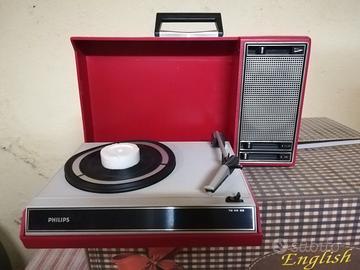 Giradischi portatile Philips anni '70