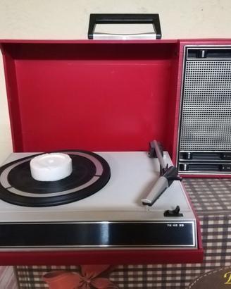 Giradischi portatile Philips anni '70