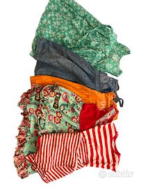 Set 5 abiti bimba 5-6 anni