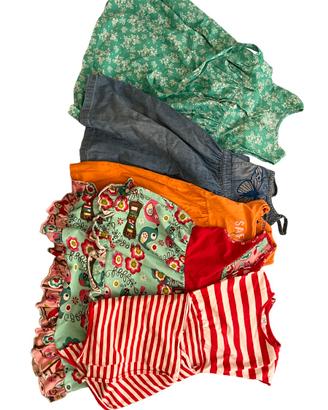 Set 5 abiti bimba 5-6 anni