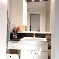 mobile bagno in mdf laccato + rubinetti Grohe