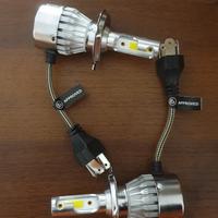 Lampadine LED H4 6000 lumen 6500K con ventola 