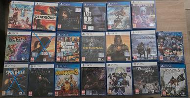 Lotto 18 giochi PlayStation 4 e Playstation 5