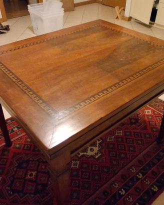 Tavolo allungabile antiquariato 110x90 allungabile