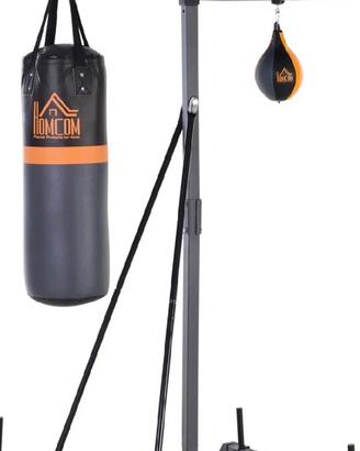 Stazione Multiuso Da Boxe con Sacco e Punching