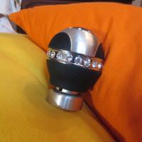 Pomello leva cambio pelle e alluminio - NUOVO