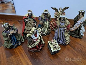 Set presepe artigianale realizzato a Loreto