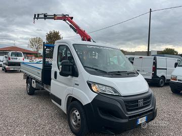 FIAT DUCATO GRU HC + CASSONE FISSO MT 3.50
