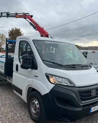 FIAT DUCATO GRU HC + CASSONE FISSO MT 3.50