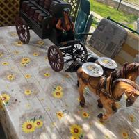 Carrozza con cavalli per locali pubblici abitazion
