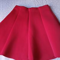 gonna bimba rossa taglia 4 anni 