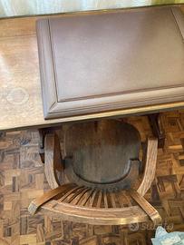 Sedia girevole da ufficio antica vintage