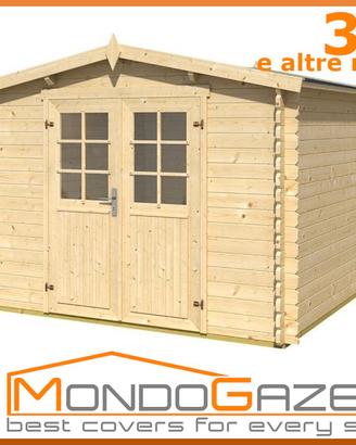 Casetta legno Turchese 2x3 28mm gazebo attrezzi