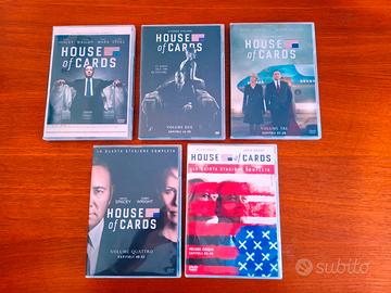 DVD House of Cards - stagioni 1-5