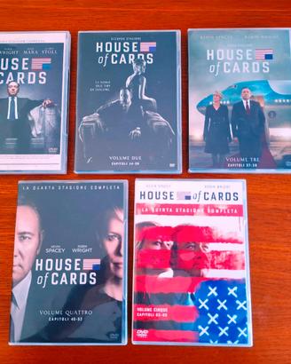 DVD House of Cards - stagioni 1-5