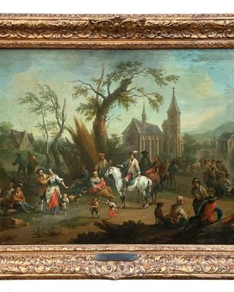 Franz de Paula Ferg,Scena di Villaggio – XVIII Sec