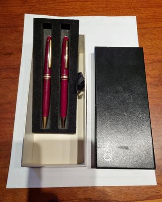 Coppia di penne Montblanc bordeaux, da 1000 a 425 