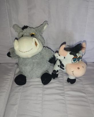 Peluche Mucca e Asinello