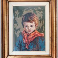 2 Quadri a ricamo - Jean B. Greuze e Bragolin