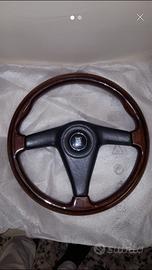 Volante in legno pregiato e pelle NARDI