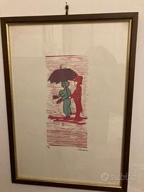 Serigrafia originale autentica Mino Maccari