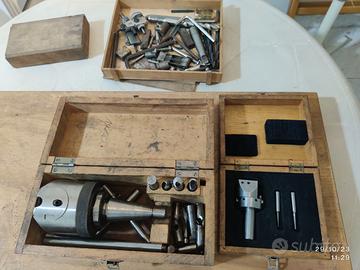 Attrezzi per fresa e tornio e filettatura professi