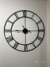 Orologio da muro in metallo 80cm