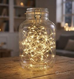 barattolo 5 litri con luci a led a batteria