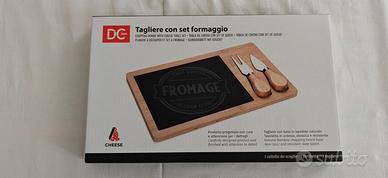 Tagliere in bamboo e ardesia per il formaggio