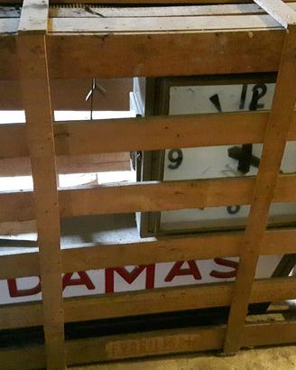 orologio elettrico  bilaterale pubblicitario 