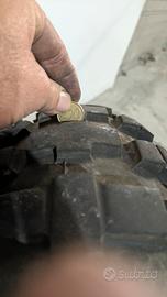 dunlop 908 rr 150/70-18 + michelin 90/90-21