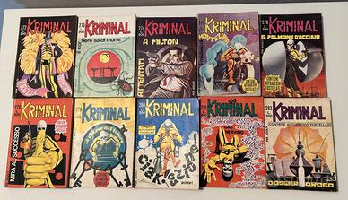 Kriminal - 20 nri dal 272 al 297, singoli 6€ cduno