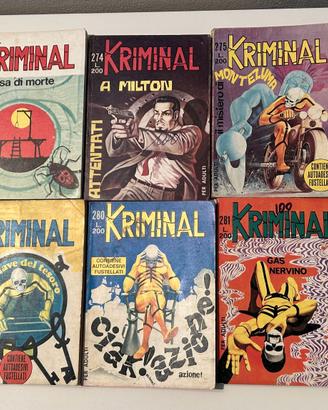 Kriminal - 20 nri dal 272 al 297, singoli 6€ cduno