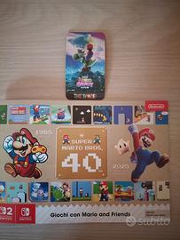 Calamita e brochure Super Mario Galaxy il film 