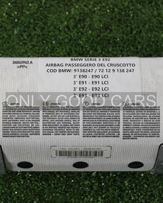 Airbag passeggero bmw serie 3 e92 | 000711