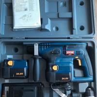 TRAPANO MARTELLO BATTERIA RYOBI