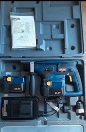 TRAPANO MARTELLO BATTERIA RYOBI