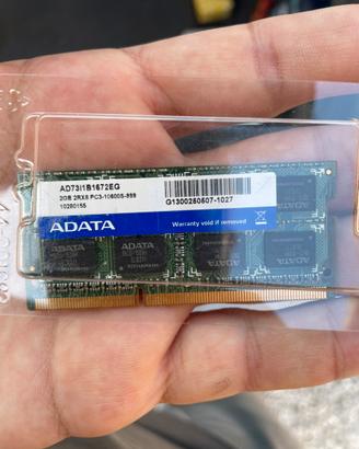 Adata 2GB SoDimm DDR3 PC3-10600S
