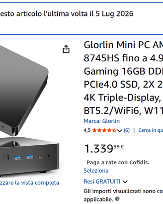 Mini PC AMD Ryzen 7