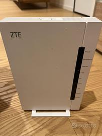 Router wifi 6 zte e modulo open fiber fibra ottica