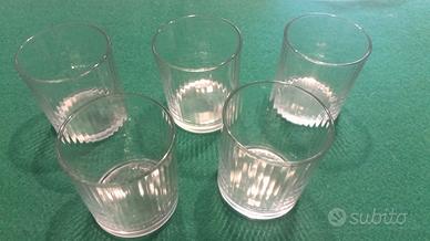 set 5 bicchieri wiskey