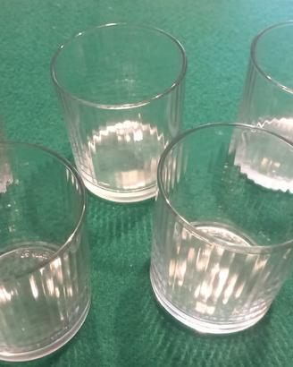 set 5 bicchieri wiskey