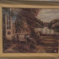 Quadro con paesaggio
